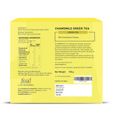 Handpick Chamomile Green Tea Bags With Chamomile Flowers - 100 Tea Bags | Round & Eco-Friendly Tea Bags Packed In Resealable Bag - Brew As Hot Or Iced Tea | Medium Caffeine